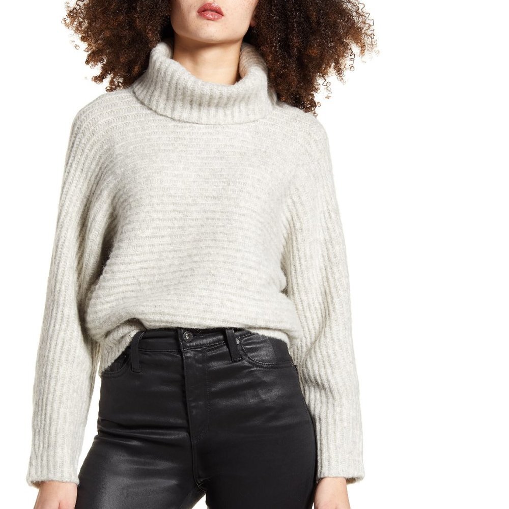 Leith Dolman Turtleneck Sweater